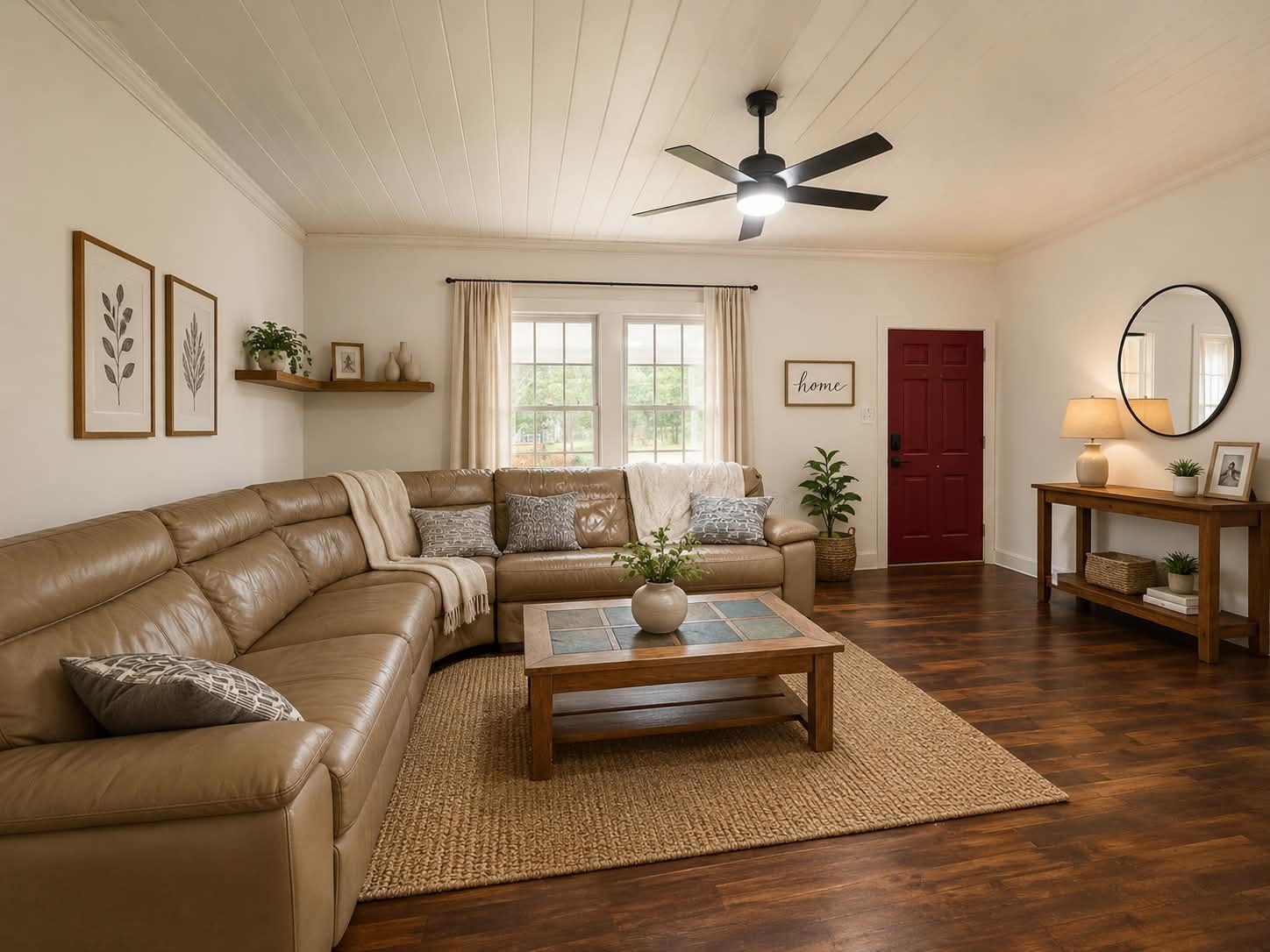 Living room with comfortable seating