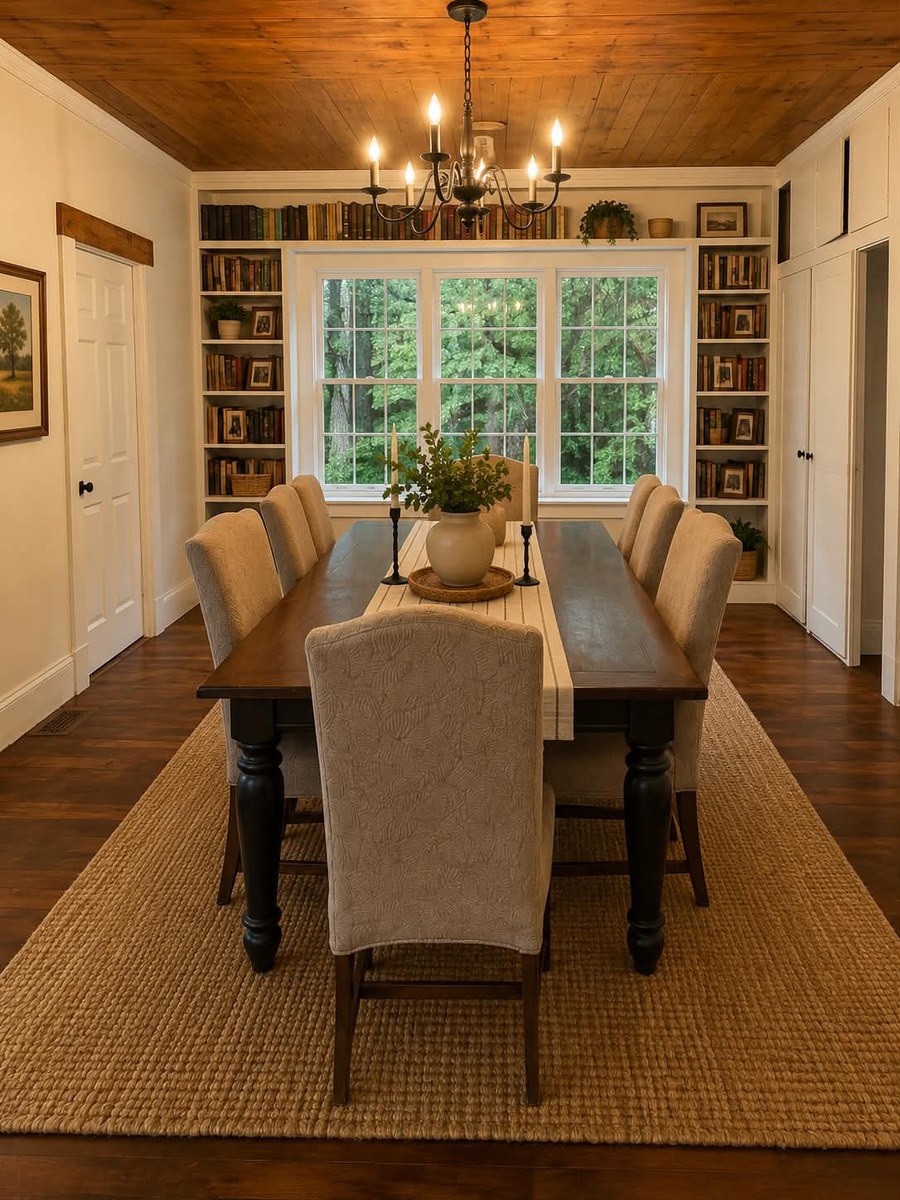 Dining room and table